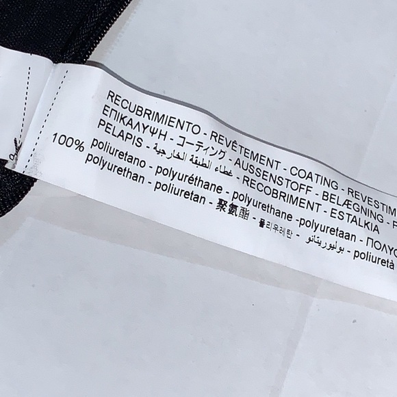 Zara black faux leather crop top size M - Picture 12 of 16